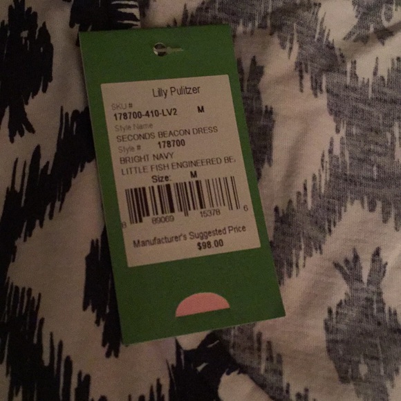 Lilly Pulitzer Seconds Beacon Little Fish Dress - Picture 4 of 5